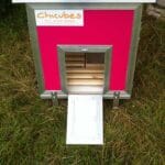 Chicubes Plastic Chicken House for 3 Hens Hot Pink