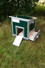 Chicubes Plastic Chicken House for 3 Hens Green - Image 3