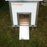 Chicubes Plastic Chicken House for 3 Hens White