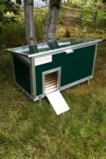 Chicubes Plastic Chicken House for 6 Hens Green - Image 2