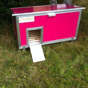 Chicubes Plastic Chicken House for 6 Hens In Hot Pink