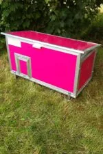 Chicubes Plastic Chicken House for 6 Hens In Hot Pink - Image 2