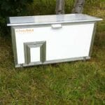 Chicubes Plastic Chicken House for 6 Hens White