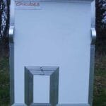Chicubes Plastic Chicken House for 8 Hens White