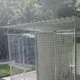Double block of plastic thermal walk in dog kennels
